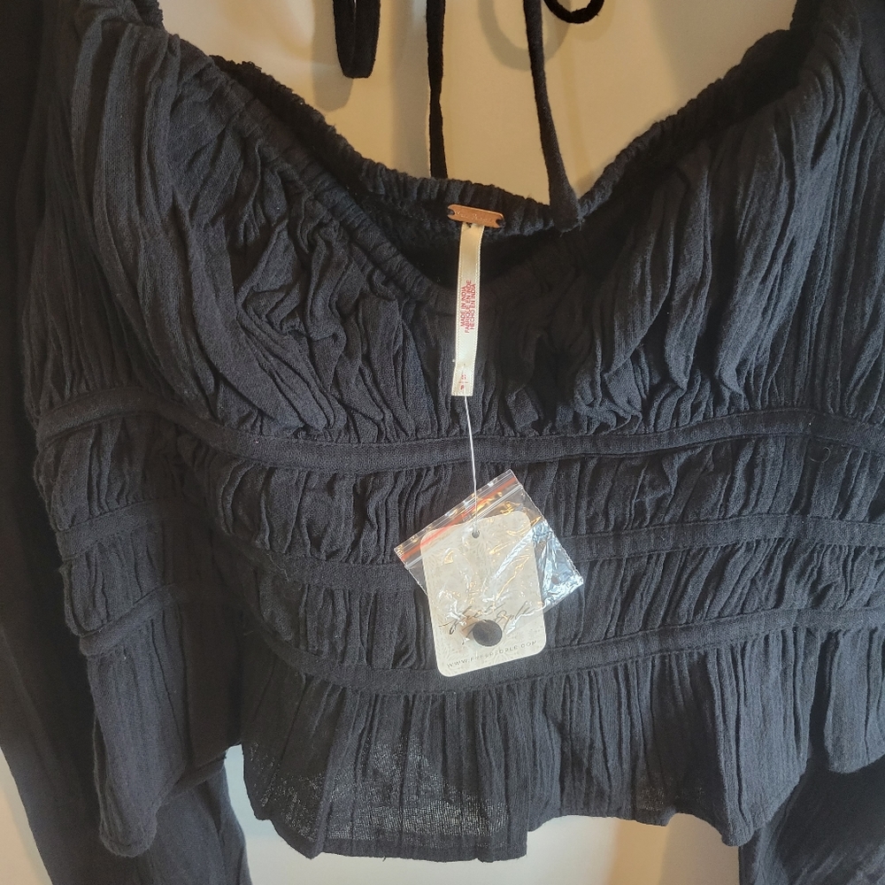 Free People Aurora Top Black - Picture 5 of 7